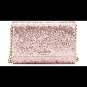 Kate Spade Pink Glitter Crossbody
